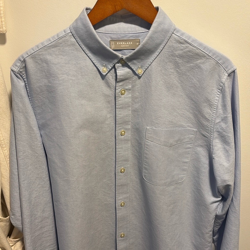Everlane Men's Light Blue Shirt